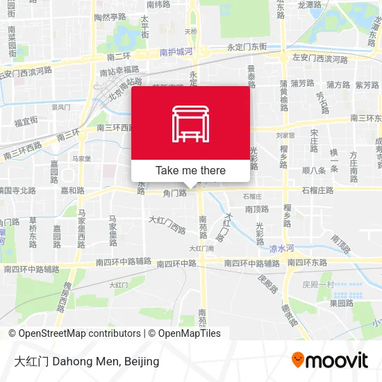 大红门 Dahong Men map