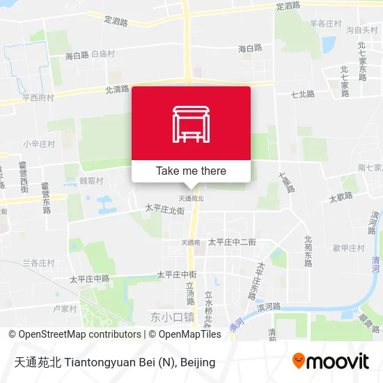 天通苑北 Tiantongyuan Bei (N) map