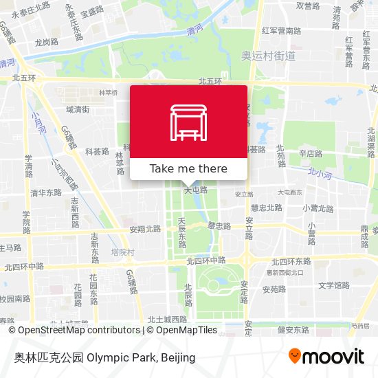 奥林匹克公园 Olympic Park map