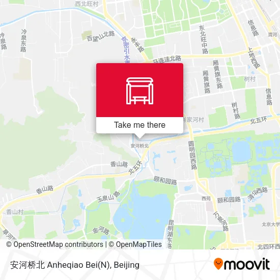 安河桥北 Anheqiao Bei(N) map