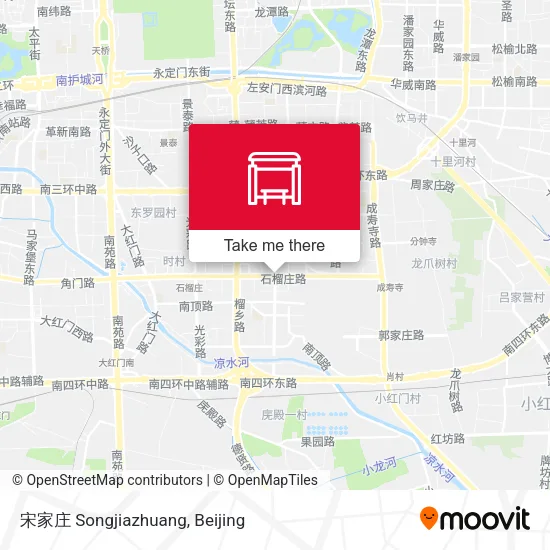 宋家庄 Songjiazhuang map