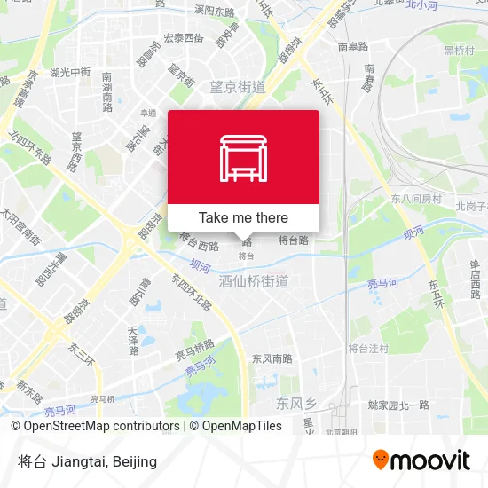 将台 Jiangtai map