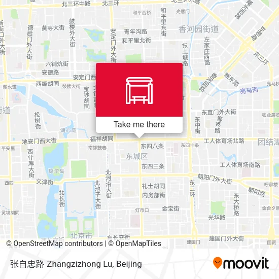 张自忠路  Zhangzizhong Lu map