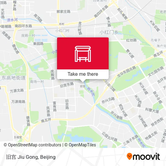 旧宫 Jiu Gong map