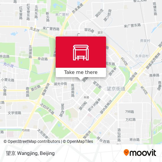望京 Wangjing map