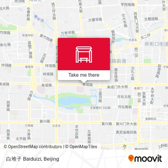 白堆子 Baiduizi map