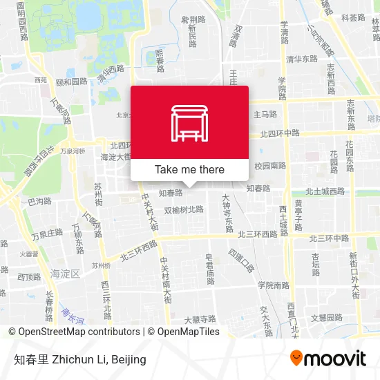 知春里 Zhichun Li map