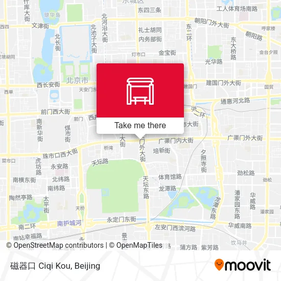 磁器口 Ciqi Kou map