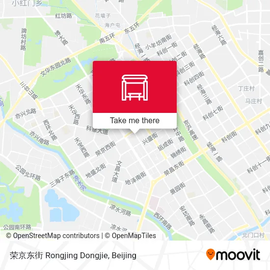 荣京东街 Rongjing Dongjie map