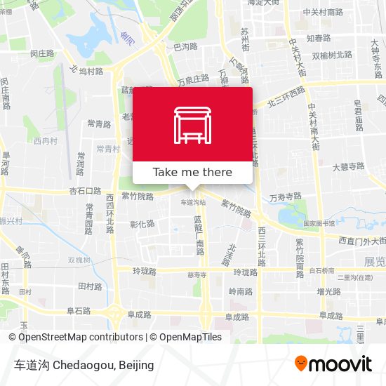 车道沟 Chedaogou map