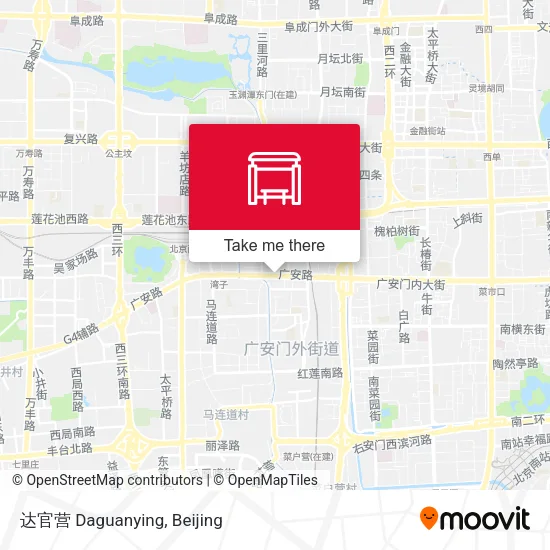 达官营 Daguanying map