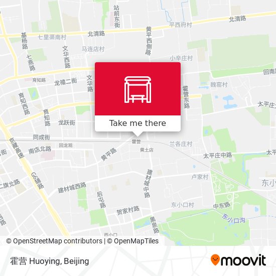 霍营 Huoying map