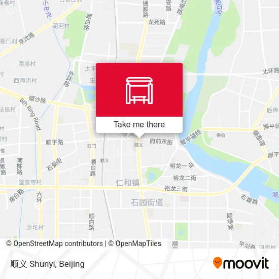 顺义 Shunyi map