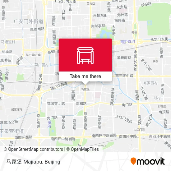 马家堡 Majiapu map