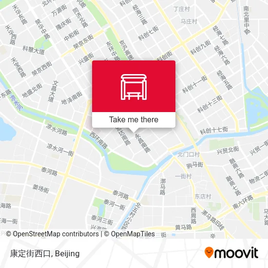 康定街西口 map