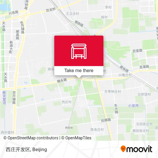 西庄开发区 map