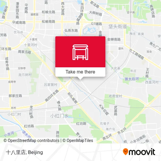 十八里店 map