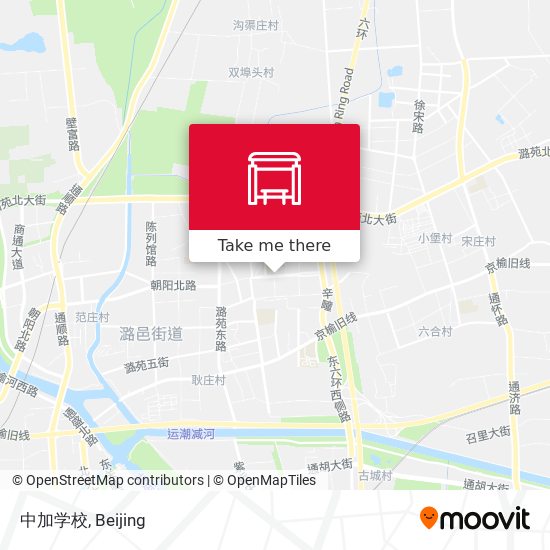 中加学校 map