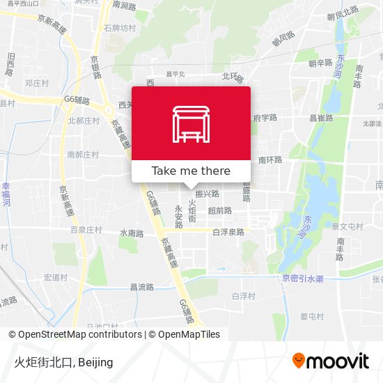 火炬街北口 map