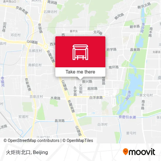 火炬街北口 map
