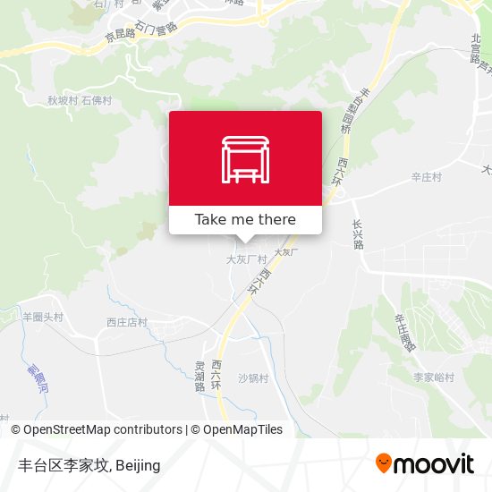 丰台区李家坟 map