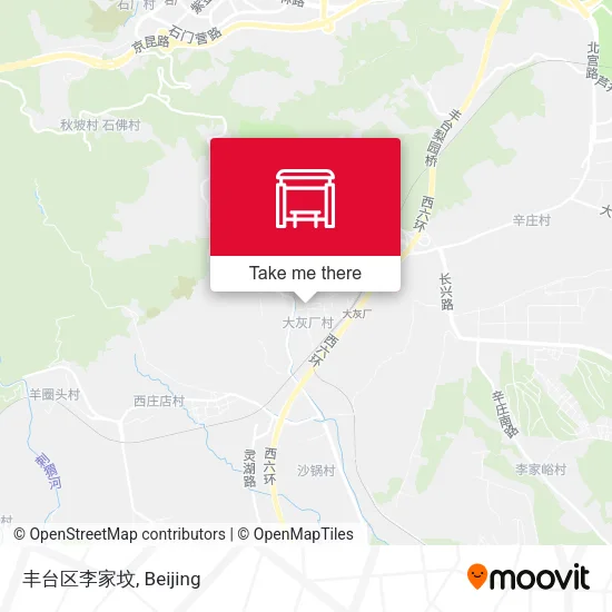 丰台区李家坟 map
