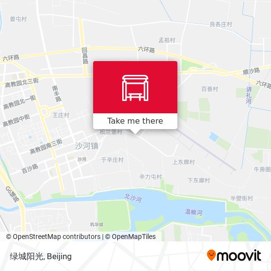 绿城阳光 map