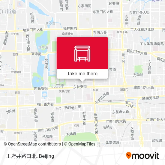 王府井路口北 map