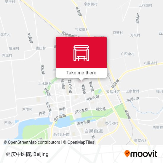 延庆中医院 map