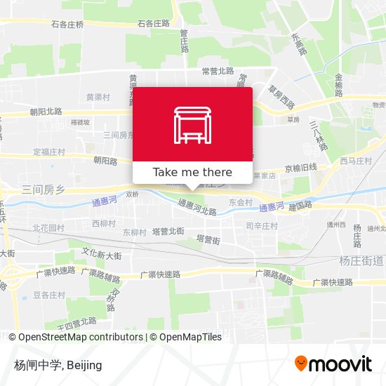 杨闸中学 map
