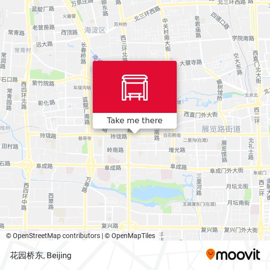 花园桥东 map