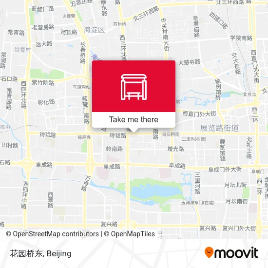 花园桥东 map