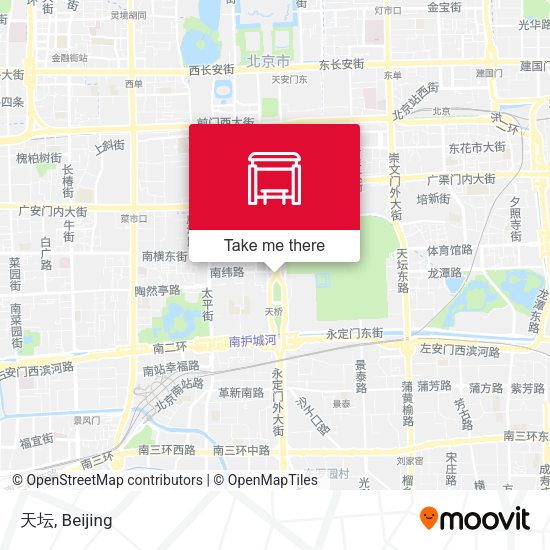 天坛 map