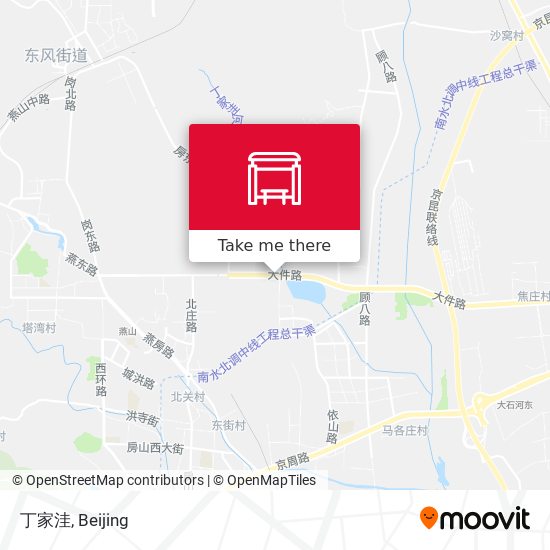 丁家洼 map