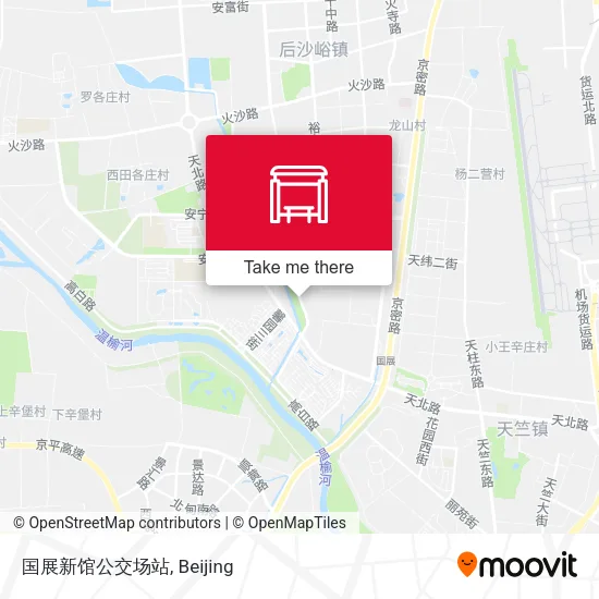 国展新馆公交场站 map