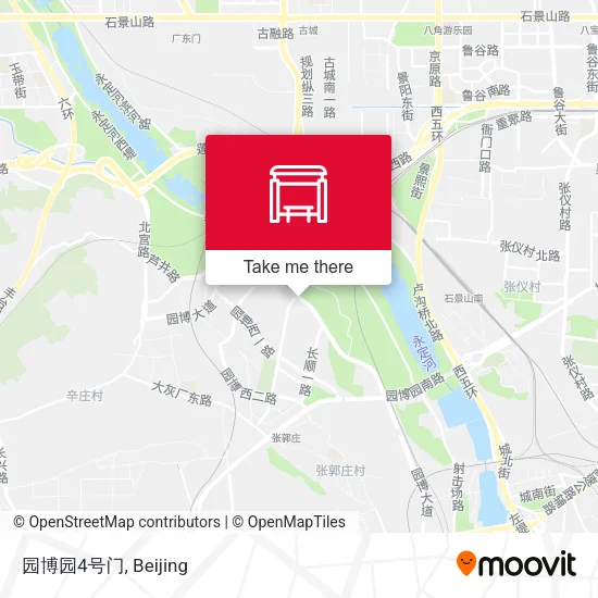 园博园4号门 map