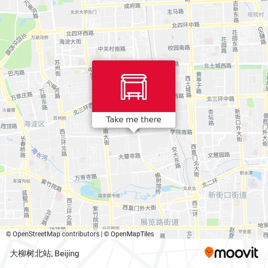 大柳树北站 map