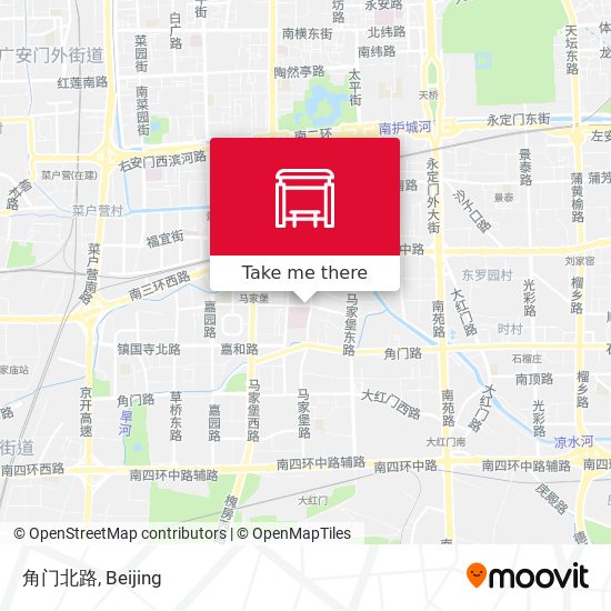 角门北路 map