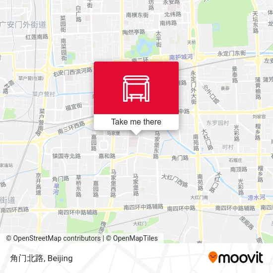 角门北路 map