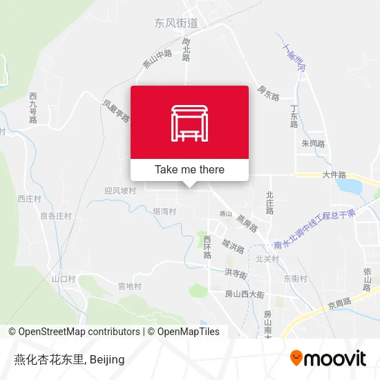 燕化杏花东里 map