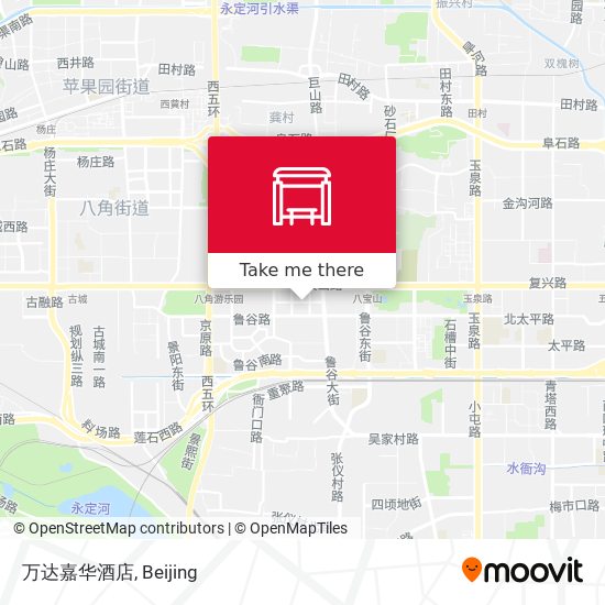 万达嘉华酒店 map