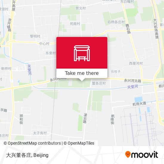 大兴董各庄 map