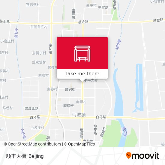 顺丰大街 map