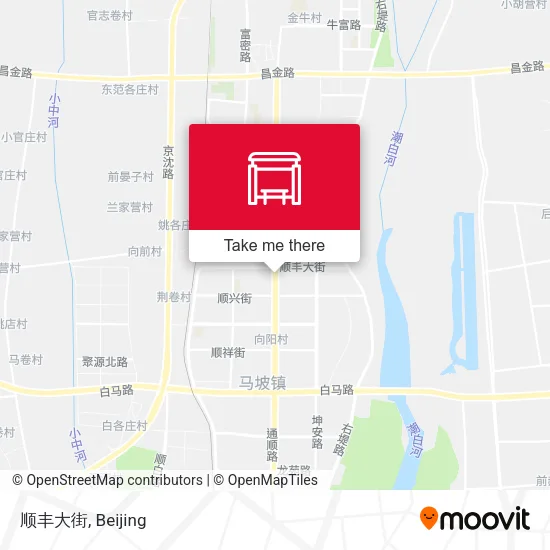 顺丰大街 map