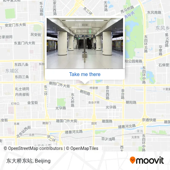 东大桥东站 map