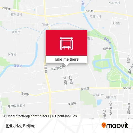 北亚小区 map