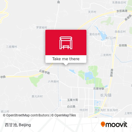 西甘池 map
