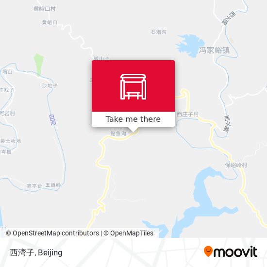 西湾子 map