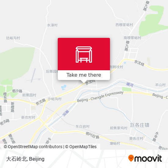 大石岭北 map