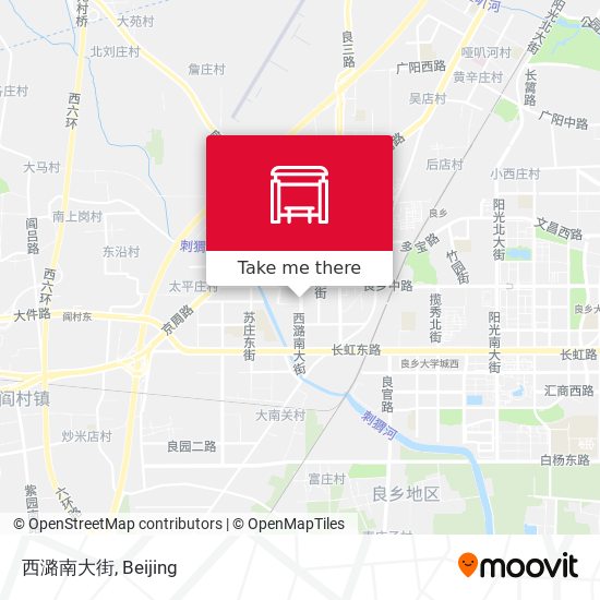 西潞南大街 map